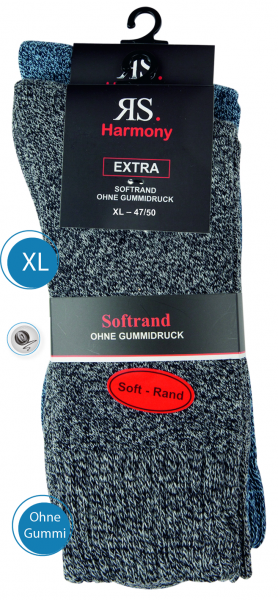 Baumwoll Socken Extra Weich | Jeans-Grau